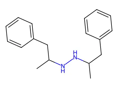 1,2-Bis(1-phenylpropan-2-yl)hydrazine structure
