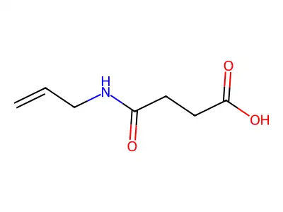N-allylsuccinamic acid structure