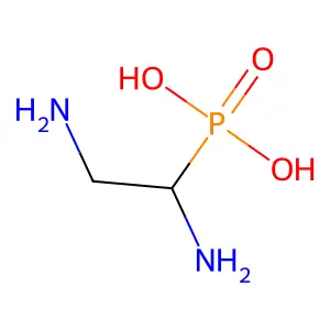 1,2-Diaminoethylphosphonic acid structure