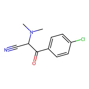 3-(4-Chlorophenyl)-2-(dimethylamino)-3-oxopropanenitrile structure
