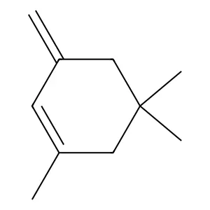 3-Methylene-1,5,5-trimethylcyclohexene structure