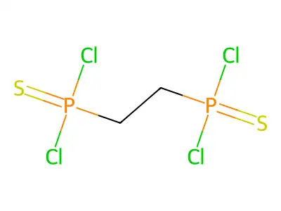 1,2-Bis(dichlorothiophosphonyl)ethane structure
