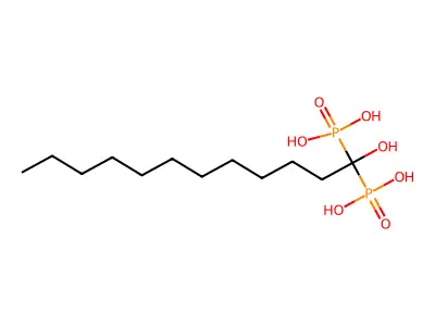Lauryl alcohol diphosphonic acid structure