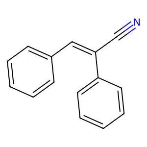 Benzeneacetonitrile, alpha-(phenylmethylene)- structure