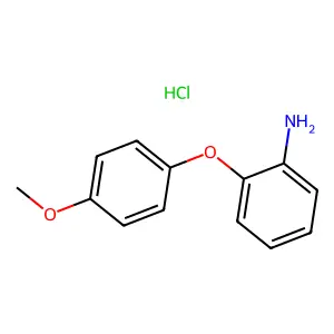 2-(4-Methoxyphenoxy)aniline hydrochloride structure