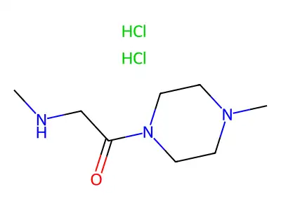 2-(Methylamino)-1-(4-methylpiperazin-1-yl)ethanone structure