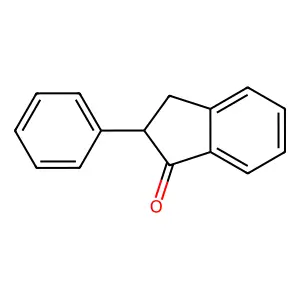 2-Phenyl-2,3-dihydro-1H-inden-1-one structure