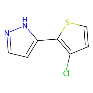 5-(3-Chloro-2-Thienyl)-1H-Pyrazole structure