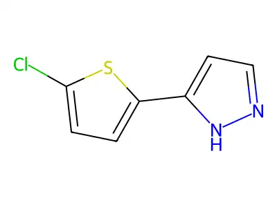 5-(5-Chloro-2-thienyl)-1H-pyrazole structure