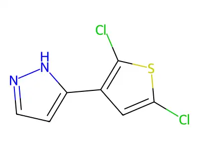 3-(2,5-Dichloro-3-thienyl)-1H-pyrazole structure