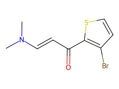 1-(3-Bromo-2-thienyl)-3-(dimethylamino)-2-propen-1-one structure