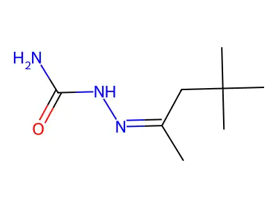 [(Z)-4,4-dimethylpentan-2-ylideneamino]urea structure