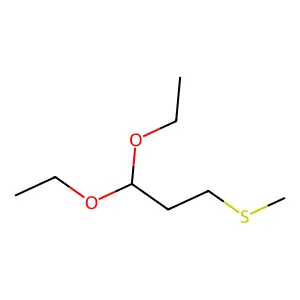 甲硫醛缩二乙醇 structure