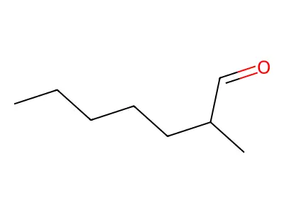2-Methylheptanal structure