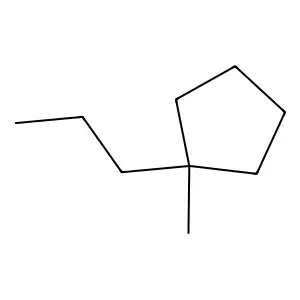 Cyclopentane, 1-methyl-1-propyl- structure