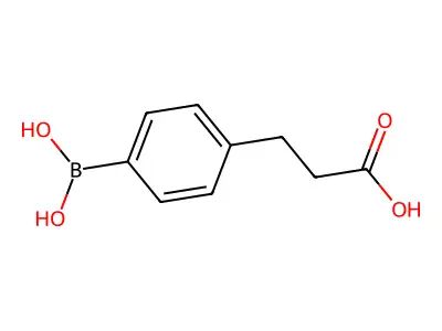 4-(2-羧基乙基)苯硼酸 structure