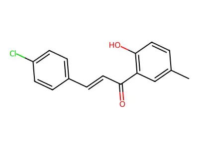 4-Chloro-2'-hydroxy-5'-methylchalcone structure