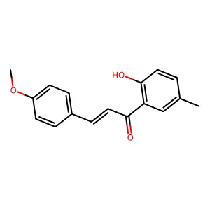 2'-Hydroxy-4-methoxy-5'-methylchalcone structure