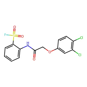 2-(2-(3,4-Dichlorophenoxy)acetamido)benzene-1-sulfonyl fluoride structure