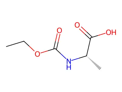 2-(ethoxycarbonylamino)propanoic Acid structure