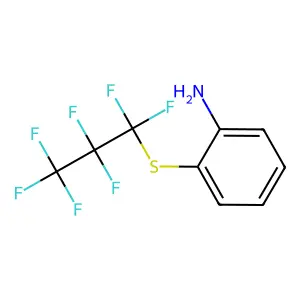 2-[(Heptafluoropropyl)sulfanyl]aniline structure
