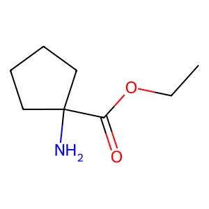 Ethyl 1-aminocyclopentane-1-carboxylate hydrochloride structure