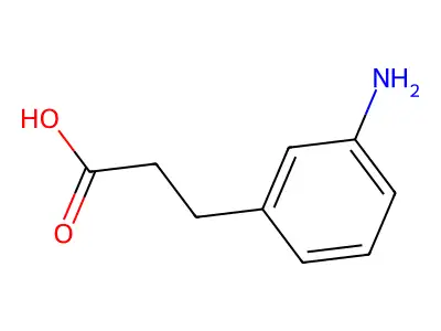 3-(3-Aminophenyl)propionic acid structure