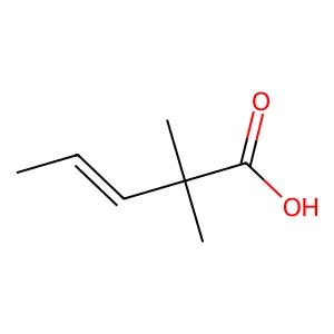 2,2-Dimethyl-3-pentenoic acid structure