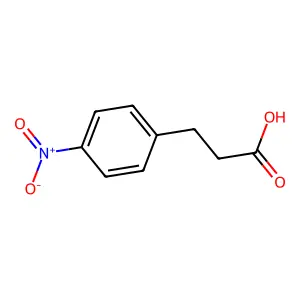 3-(4-Nitrophenyl)propanoic acid structure