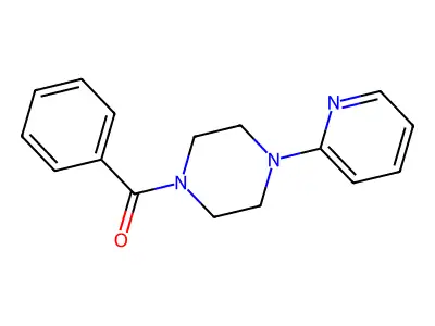 Phenyl 4-(2-pyridyl)piperazinyl ketone structure