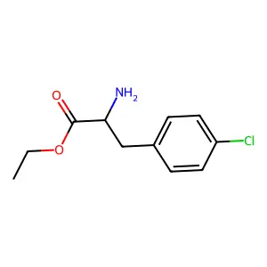 ethyl (2R)-2-amino-3-(4-chlorophenyl)propanoate structure