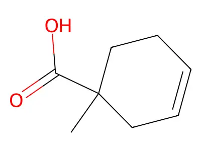 1-甲基环己-3-烯-1-甲酸 structure