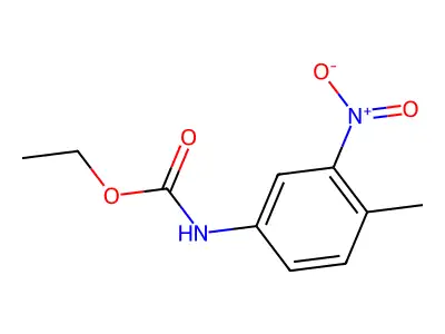 N-Ethoxycarbonyl-3-nitro-p-toluidine structure