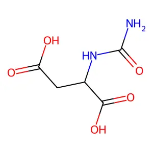 N-Carbamoyl-D-aspartic acid structure