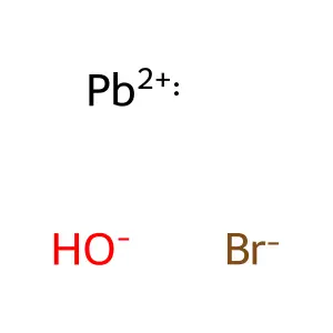 Lead bromide hydroxide (PbBr(OH)) structure