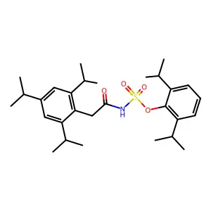 5-十三烷基-1,2-噁硫戊环烷-2,2-二氧化物 structure