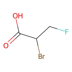 2-Bromo-3-fluoropropanoic acid structure