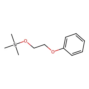 Trimethyl(2-phenoxyethoxy)silane structure