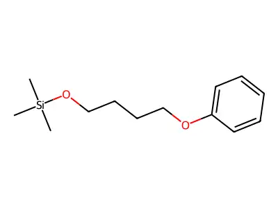Trimethyl(4-phenoxybutoxy)silane structure