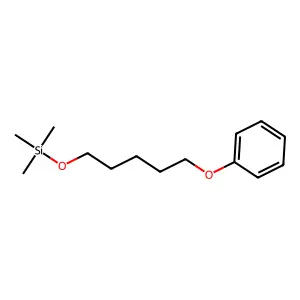 Trimethyl(5-phenoxypentoxy)silane structure