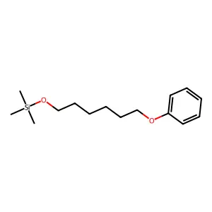 Trimethyl[(6-phenoxyhexyl)oxy]silane structure
