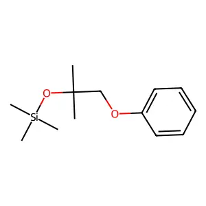 Trimethyl-(2-methyl-1-phenoxypropan-2-yl)oxysilane structure