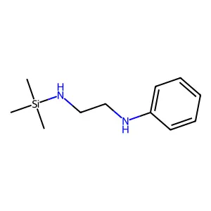 Ethylenediamine, N-phenyl-N'-(trimethylsilyl)- structure