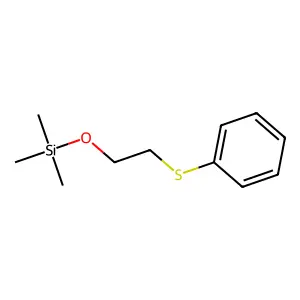 Silane, trimethyl[2-(phenylthio)ethoxy]- structure