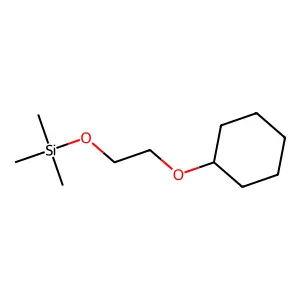 2-Cyclohexyloxyethoxy(trimethyl)silane structure