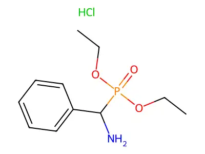 Diethyl amino(phenyl)methylphosphonate structure