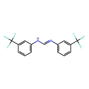 Methanimidamide, N,N'-bis(3-(trifluoromethyl)phenyl)- structure