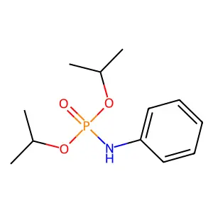 Bis(1-methylethyl) N-phenylphosphoramidate structure