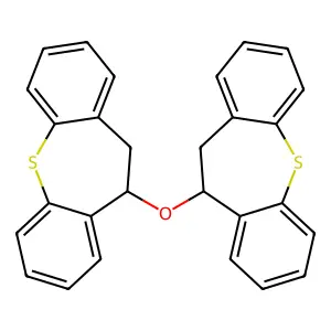 10,10'-Oxybis(10,11-dihydrodibenzo[b,f]thiepin) structure