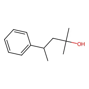2-Methyl-4-phenylpentan-2-ol structure